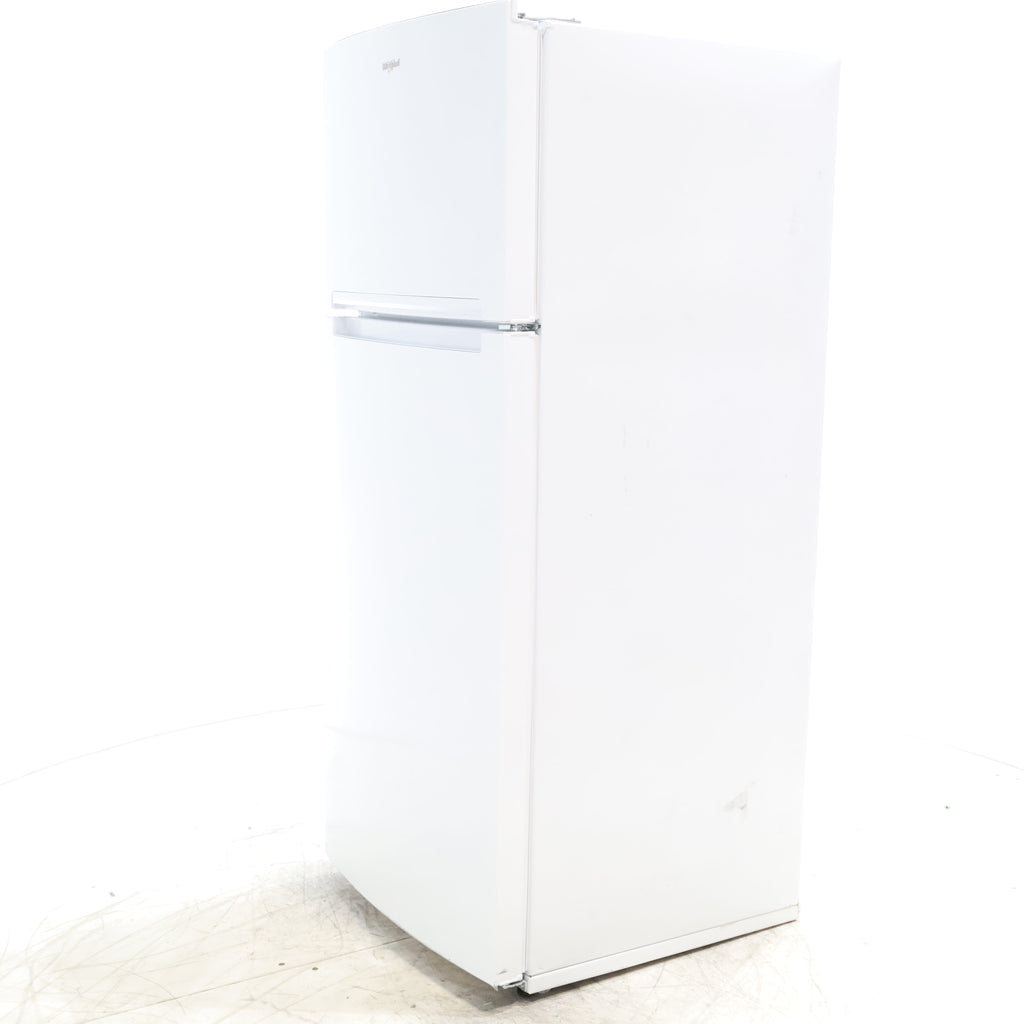 Pictures of 28" Wide White Whirlpool 18 cu. ft. Top Freezer Refrigerator with Flexi-Slide Bin - Scratch & Dent  - Minor - Neu Appliance Outlet - Discount Appliance Outlet in Austin, Tx