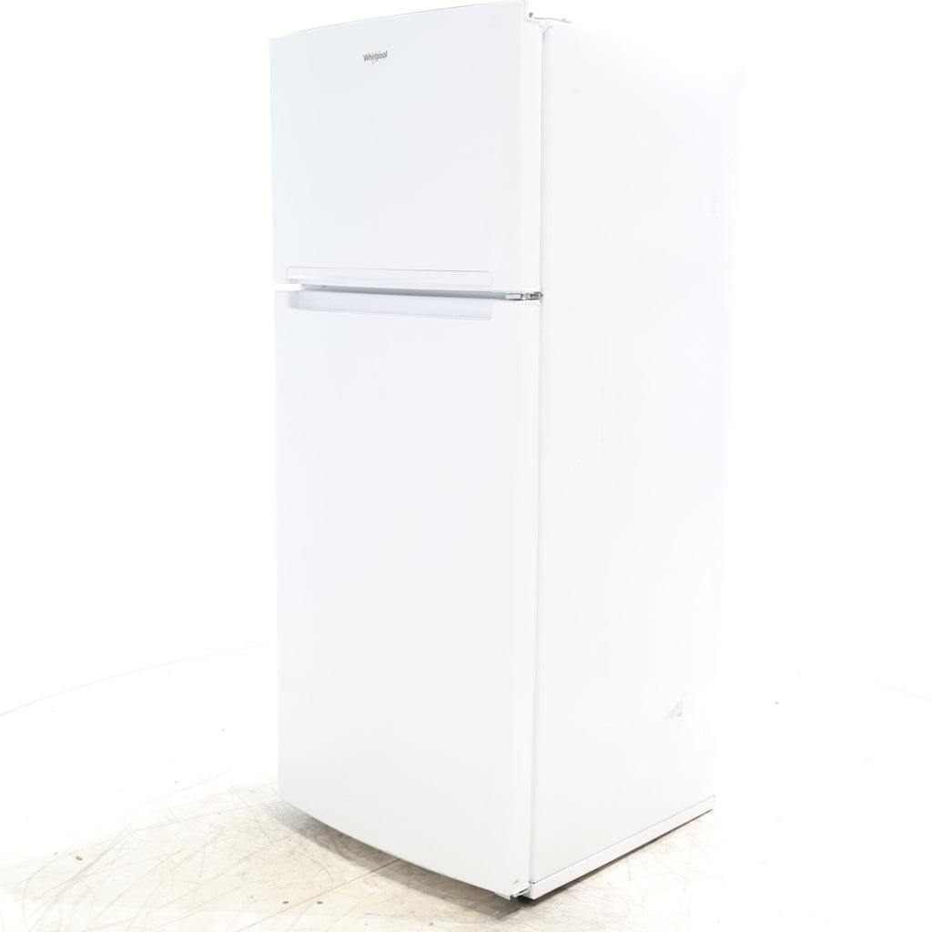 Pictures of 28" Wide White Whirlpool 18 cu. ft. Top Freezer Refrigerator with Flexi-Slide Bin - Scratch & Dent  - Minor - Neu Appliance Outlet - Discount Appliance Outlet in Austin, Tx