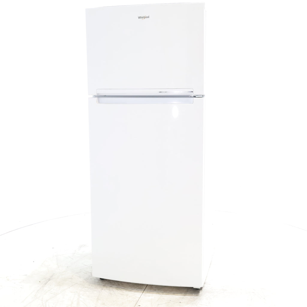 Pictures of 28" Wide White Whirlpool 18 cu. ft. Top Freezer Refrigerator with Flexi-Slide Bin - Scratch & Dent  - Minor - Neu Appliance Outlet - Discount Appliance Outlet in Austin, Tx