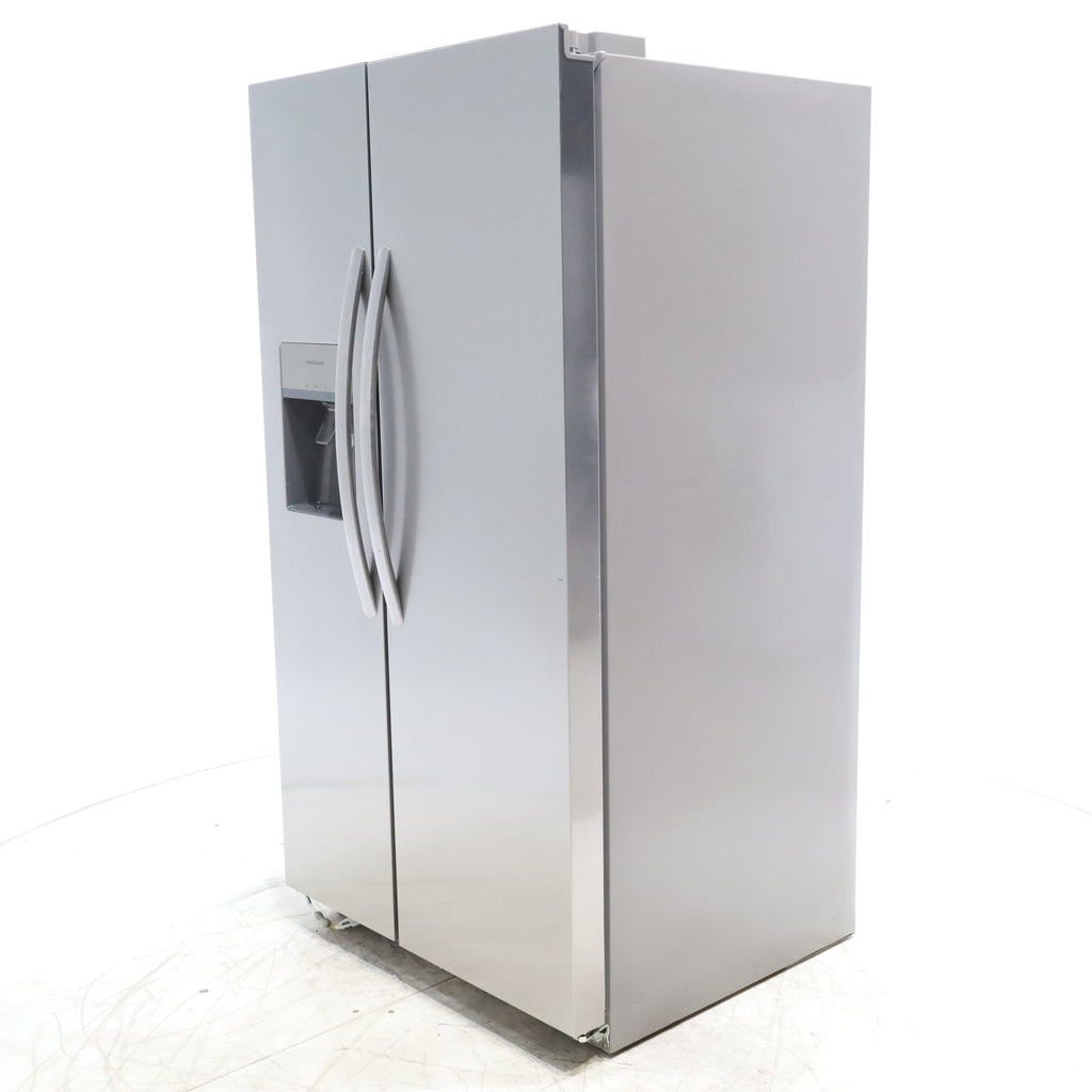 Pictures of ENERGY STAR Frigidaire Fingerprint Resistant Stainless Steel 25.6 cu. ft. Side by Side Refrigerator with Water and Ice Dispenser - Scratch & Dent - Minor (Copy) - Neu Appliance Outlet - Discount Appliance Outlet in Austin, Tx