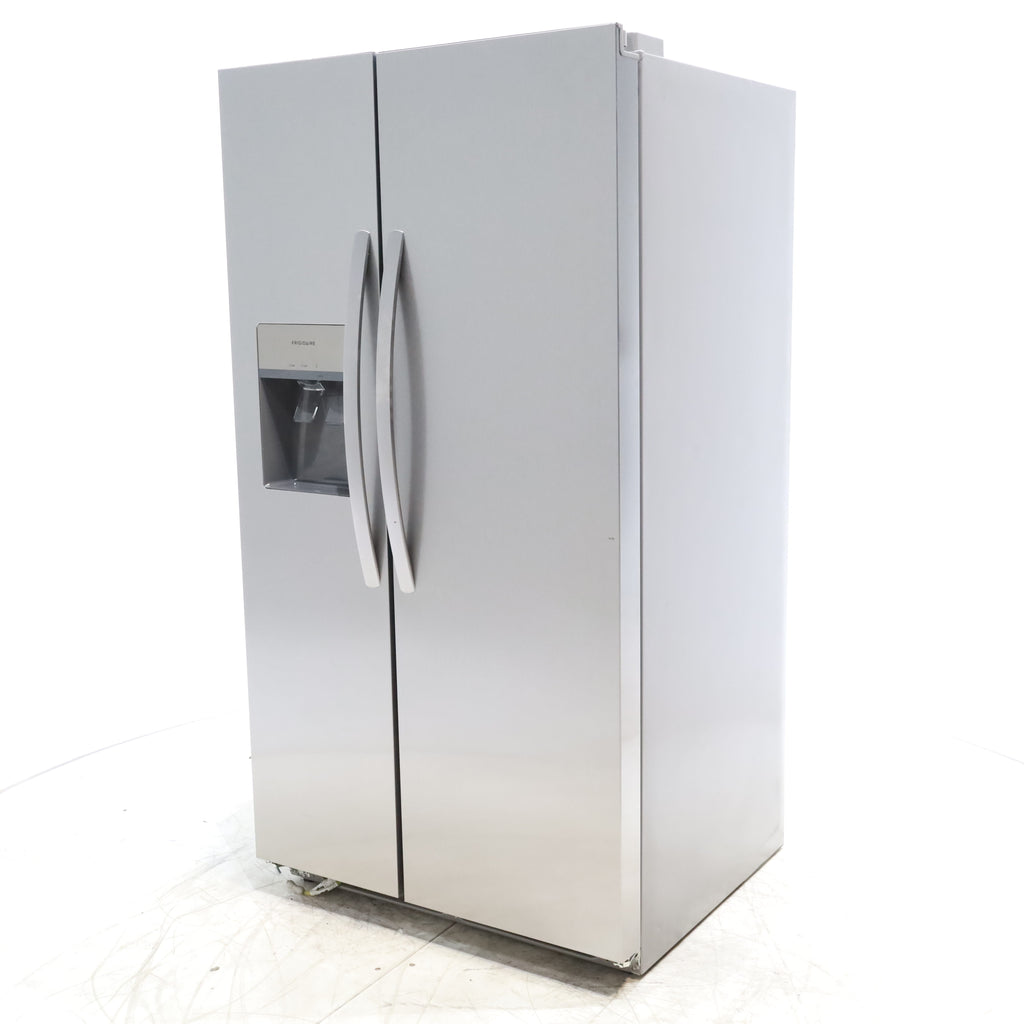 Pictures of ENERGY STAR Frigidaire Fingerprint Resistant Stainless Steel 25.6 cu. ft. Side by Side Refrigerator with Water and Ice Dispenser - Scratch & Dent - Minor (Copy) - Neu Appliance Outlet - Discount Appliance Outlet in Austin, Tx