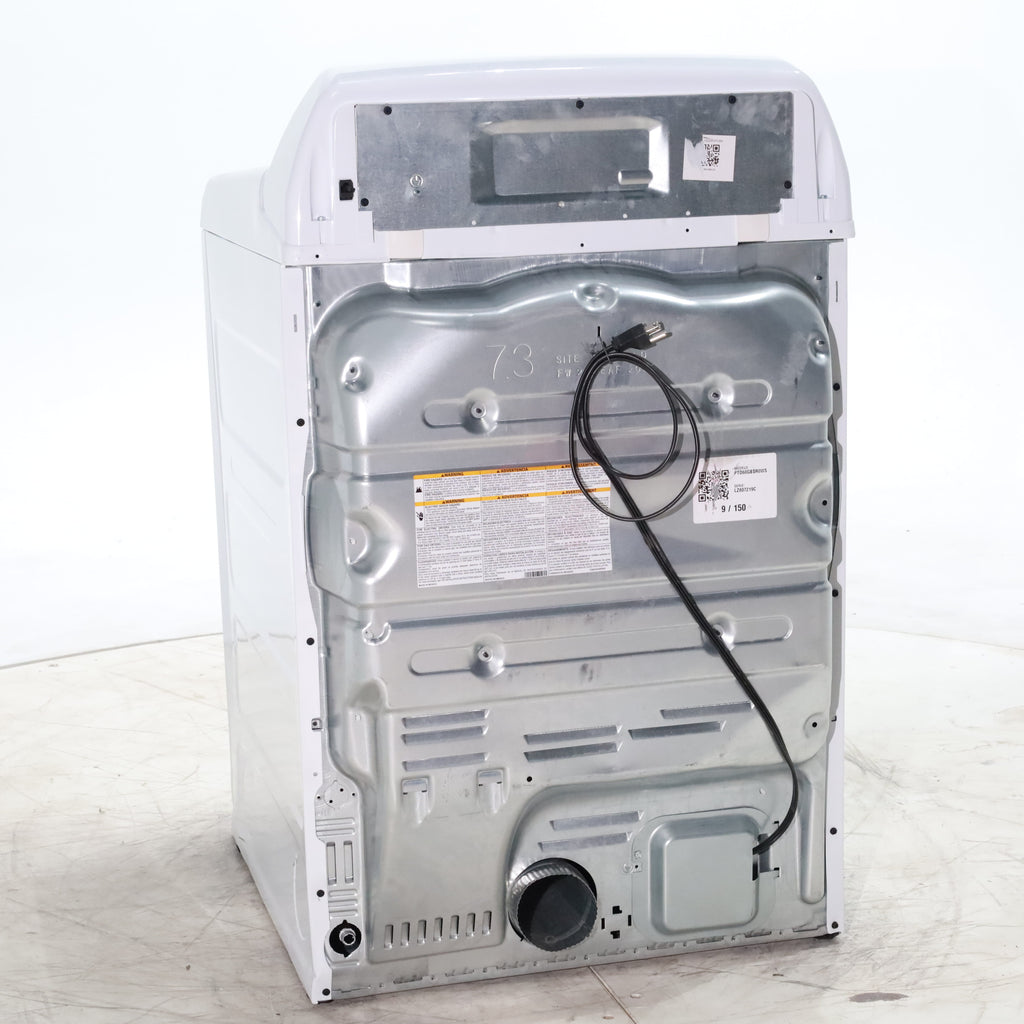 Pictures of GE Profile™ ENERGY STAR® 7.4 cu. ft. Capacity aluminized alloy drum Electric Dryer with Sanitize Cycle and Sensor Dry - Scratch & Dent - Minor - Neu Appliance Outlet - Discount Appliance Outlet in Austin, Tx