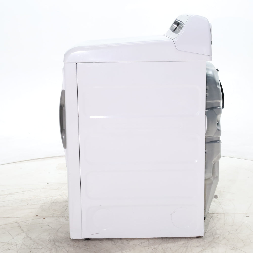 Pictures of GE Profile™ ENERGY STAR® 7.4 cu. ft. Capacity aluminized alloy drum Electric Dryer with Sanitize Cycle and Sensor Dry - Scratch & Dent - Minor - Neu Appliance Outlet - Discount Appliance Outlet in Austin, Tx