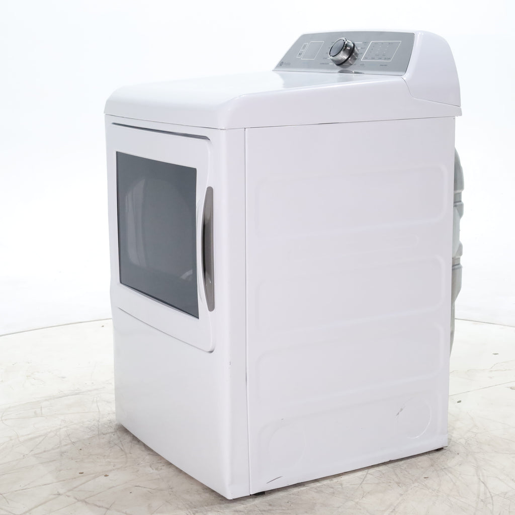 Pictures of GE Profile™ ENERGY STAR® 7.4 cu. ft. Capacity aluminized alloy drum Electric Dryer with Sanitize Cycle and Sensor Dry - Scratch & Dent - Minor - Neu Appliance Outlet - Discount Appliance Outlet in Austin, Tx