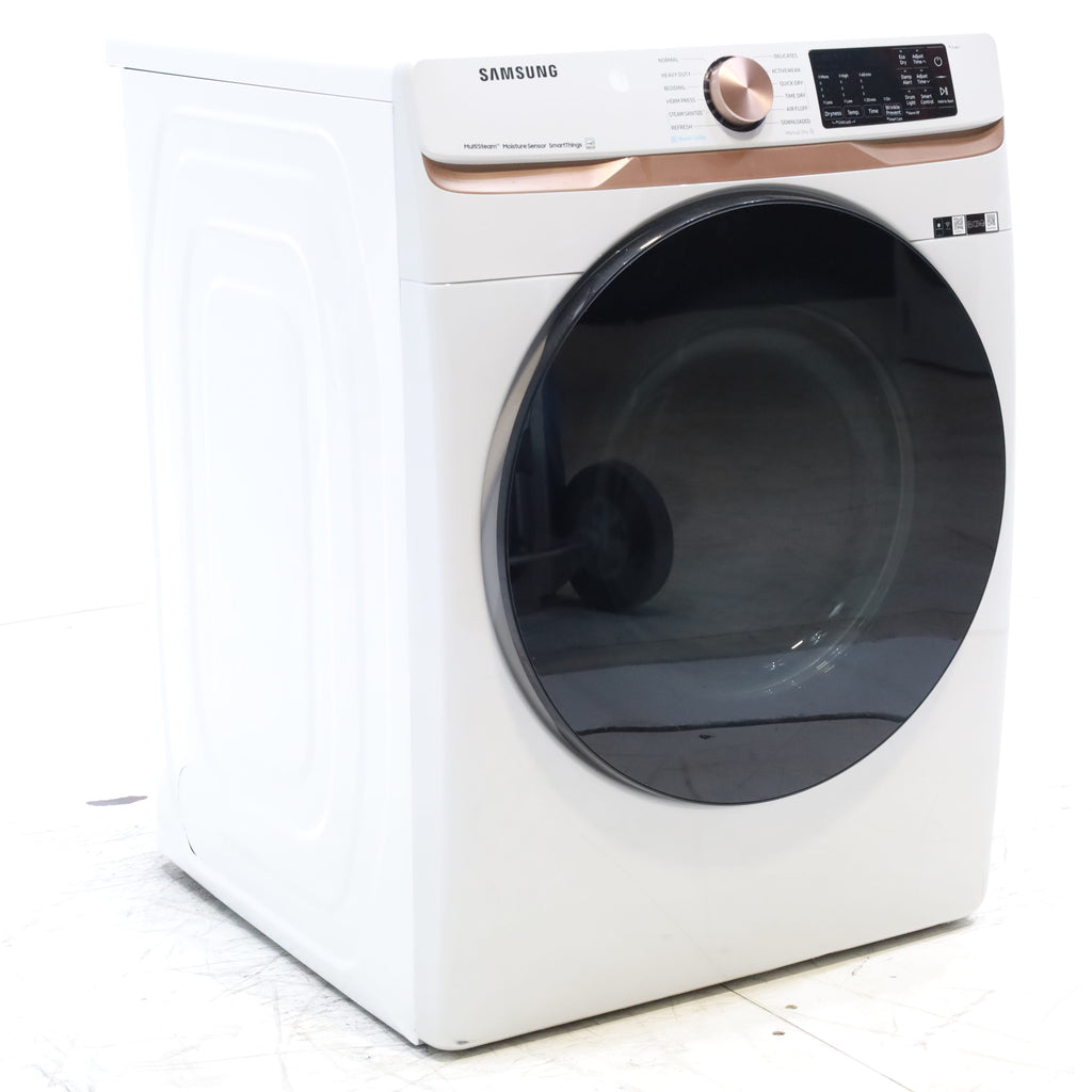 Pictures of Ivory ENERGY STAR Samsung 7.5 cu. ft. Frontload Electric Dryer with Steam - Scratch & Dent - Minor - Neu Appliance Outlet - Discount Appliance Outlet in Austin, Tx