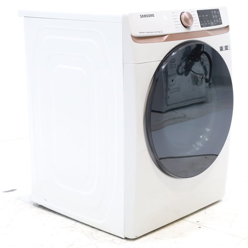 Pictures of Ivory ENERGY STAR Samsung 7.5 cu. ft. Frontload Electric Dryer with Steam - Scratch & Dent - Minor - Neu Appliance Outlet - Discount Appliance Outlet in Austin, Tx