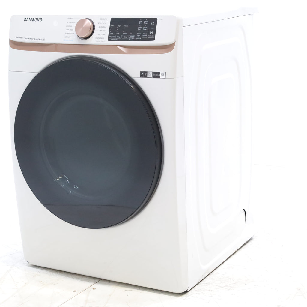 Pictures of Ivory ENERGY STAR Samsung 7.5 cu. ft. Frontload Electric Dryer with Steam - Scratch & Dent - Minor - Neu Appliance Outlet - Discount Appliance Outlet in Austin, Tx