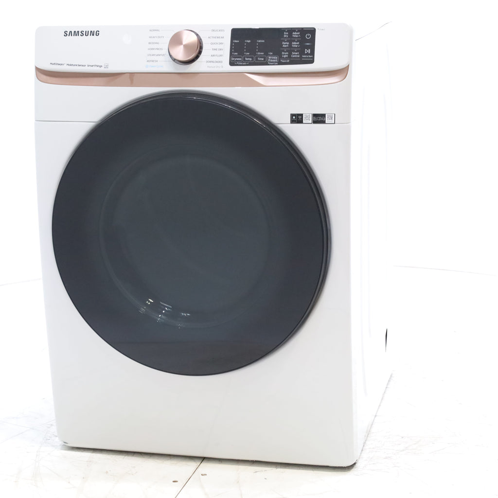 Pictures of Ivory ENERGY STAR Samsung 7.5 cu. ft. Frontload Electric Dryer with Steam - Scratch & Dent - Minor - Neu Appliance Outlet - Discount Appliance Outlet in Austin, Tx