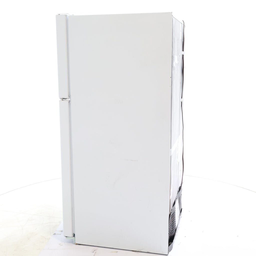 Pictures of 33" Wide GE® White 21.9 Cu. Ft. Garage Ready Top-Freezer Refrigerator - Scratch & Dent - Minor - Neu Appliance Outlet - Discount Appliance Outlet in Austin, Tx