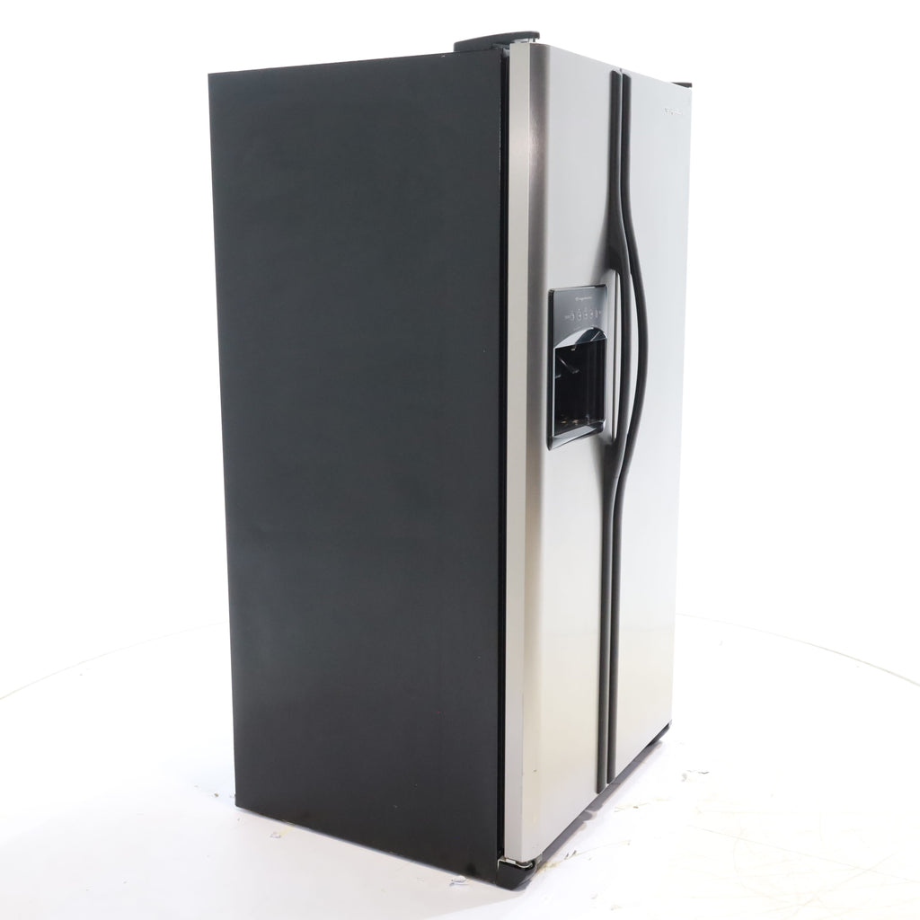 Pictures of Frigidaire 36" Wide Stainless Steel Side by Side Refrigerator with Ice and Water dispenser - Certified Refurbished - Neu Appliance Outlet - Discount Appliance Outlet in Austin, Tx