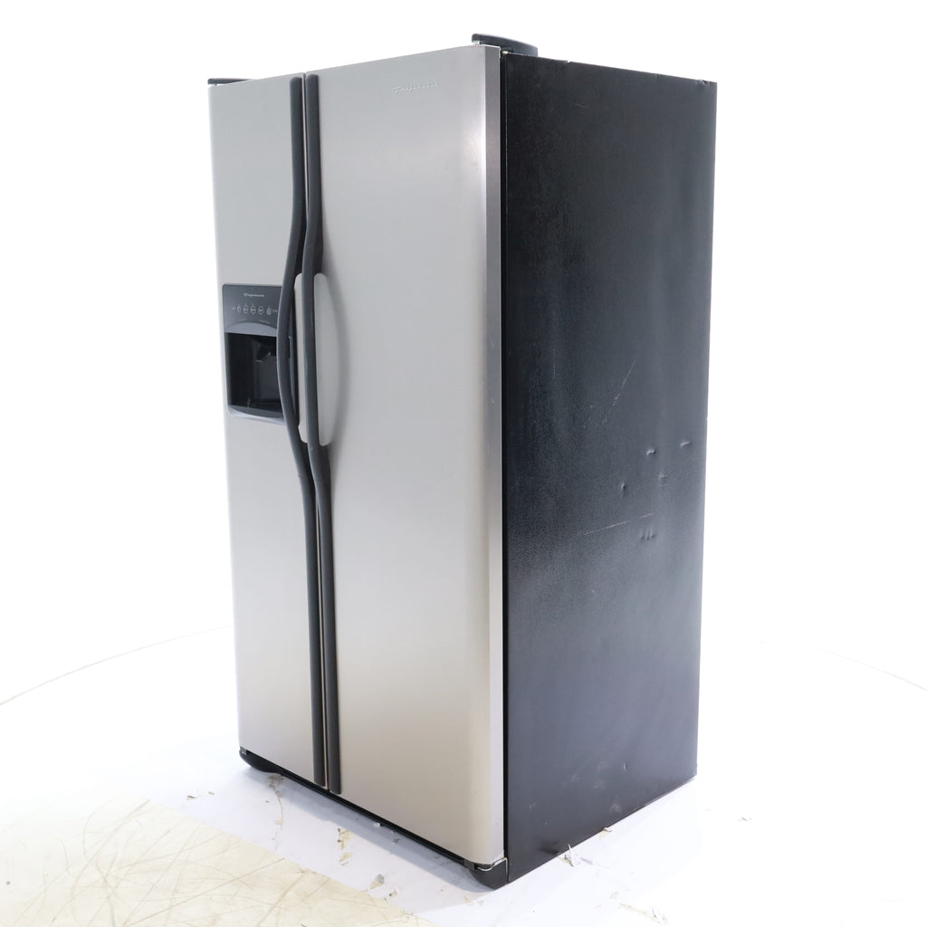 Pictures of Frigidaire 36" Wide Stainless Steel Side by Side Refrigerator with Ice and Water dispenser - Certified Refurbished - Neu Appliance Outlet - Discount Appliance Outlet in Austin, Tx