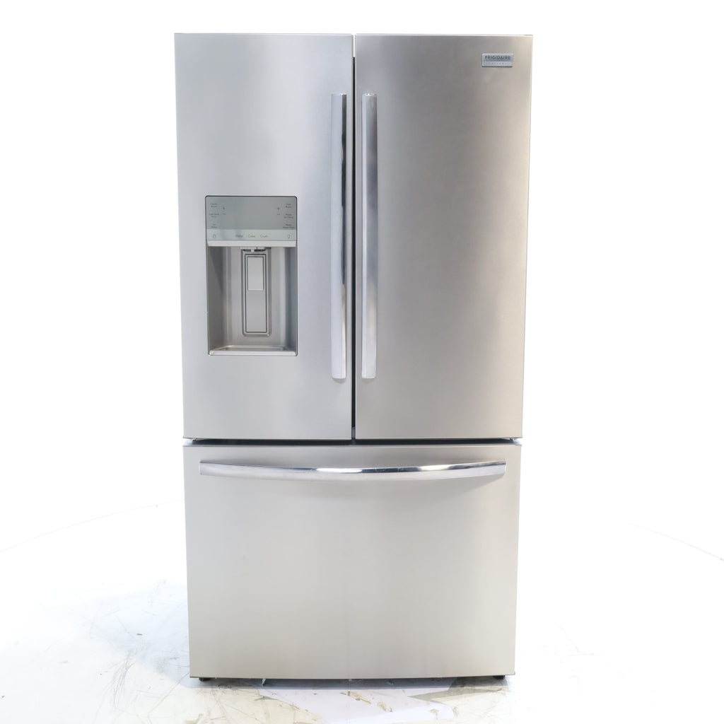 Pictures of Smudge-Proof Stainless Steel ENERGY STAR Frigidaire Gallery 27.8 cu. ft. 3 Door French Door Refrigerator with Dual Ice Maker- Scratch & Dent - Minor - Neu Appliance Outlet - Discount Appliance Outlet in Austin, Tx