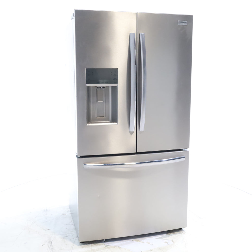 Pictures of Smudge-Proof Stainless Steel ENERGY STAR Frigidaire Gallery 27.8 cu. ft. 3 Door French Door Refrigerator with Dual Ice Maker- Scratch & Dent - Minor - Neu Appliance Outlet - Discount Appliance Outlet in Austin, Tx