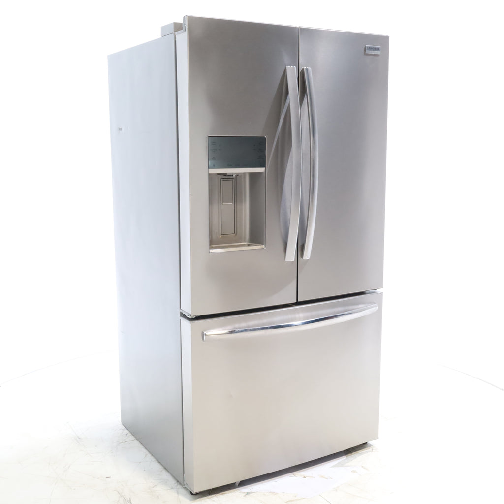 Pictures of Smudge-Proof Stainless Steel ENERGY STAR Frigidaire Gallery 27.8 cu. ft. 3 Door French Door Refrigerator with Dual Ice Maker- Scratch & Dent - Minor - Neu Appliance Outlet - Discount Appliance Outlet in Austin, Tx