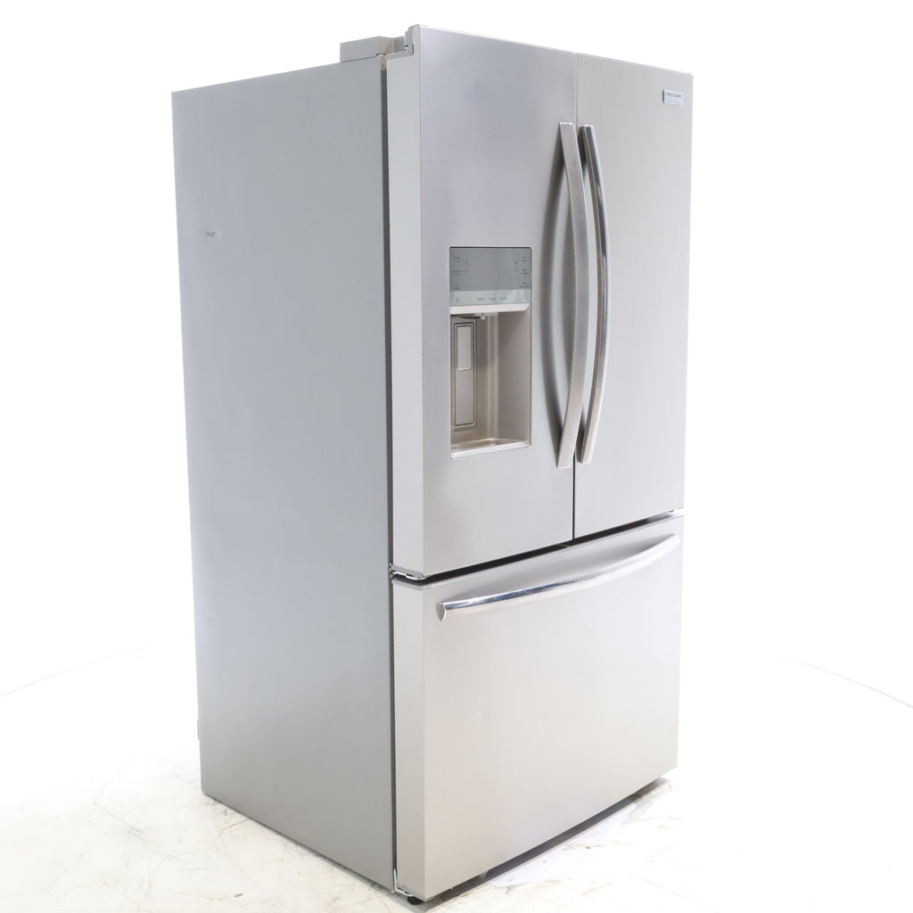 Pictures of Smudge-Proof Stainless Steel ENERGY STAR Frigidaire Gallery 27.8 cu. ft. 3 Door French Door Refrigerator with Dual Ice Maker- Scratch & Dent - Minor - Neu Appliance Outlet - Discount Appliance Outlet in Austin, Tx