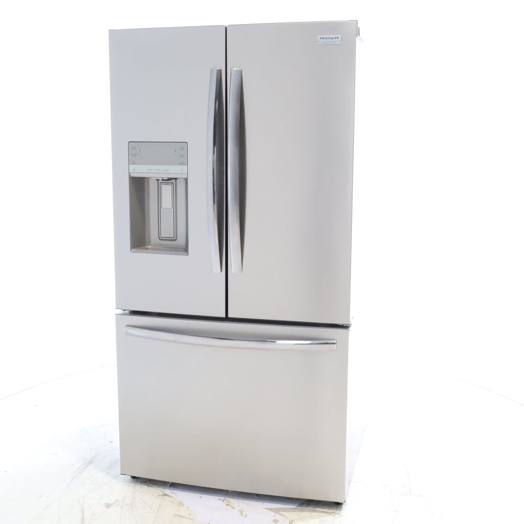 Pictures of Smudge-Proof Stainless Steel ENERGY STAR Frigidaire Gallery 27.8 cu. ft. 3 Door French Door Refrigerator with Dual Ice Maker- Scratch & Dent - Minor - Neu Appliance Outlet - Discount Appliance Outlet in Austin, Tx