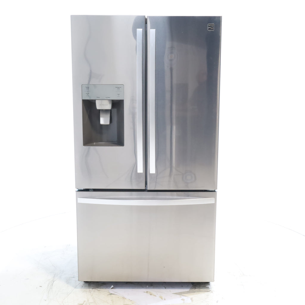 Pictures of Stainless Kenmore 25.5-cu ft French Door ENERGY STAR Refrigerator with Ice Maker, Water and Ice Dispenser - Scratch & Dent - Minor - Neu Appliance Outlet - Discount Appliance Outlet in Austin, Tx