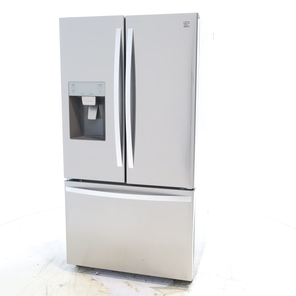 Pictures of Stainless Kenmore 25.5-cu ft French Door ENERGY STAR Refrigerator with Ice Maker, Water and Ice Dispenser - Scratch & Dent - Minor - Neu Appliance Outlet - Discount Appliance Outlet in Austin, Tx