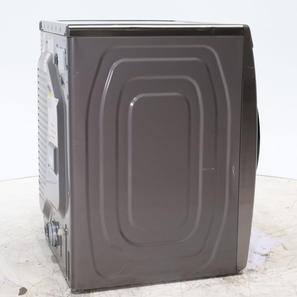 Pictures of Platinum Samsung 7.5 cu. ft. Front Load Electric Dryer with Steam- Scratch & Dent - Minor - Neu Appliance Outlet - Discount Appliance Outlet in Austin, Tx