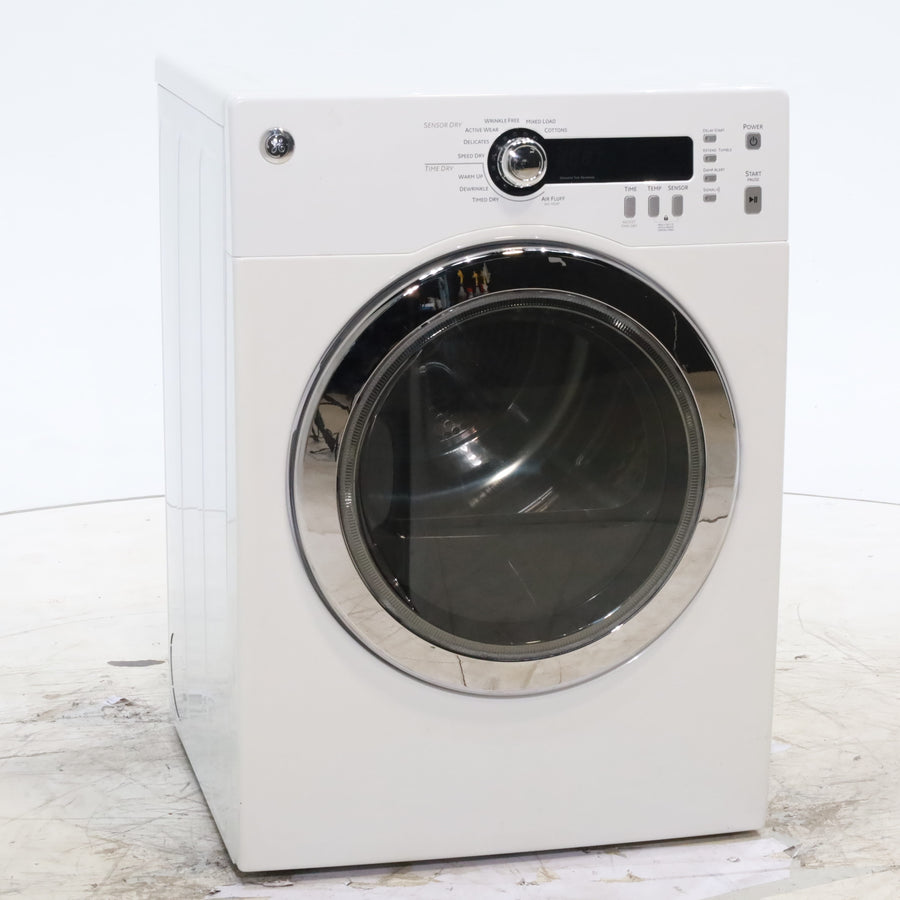 24" Wide Compact GE 4.0 cu.ft. Capacity Electric Dryer with Durable Stainless Steel Drum -  Certified Refurbished