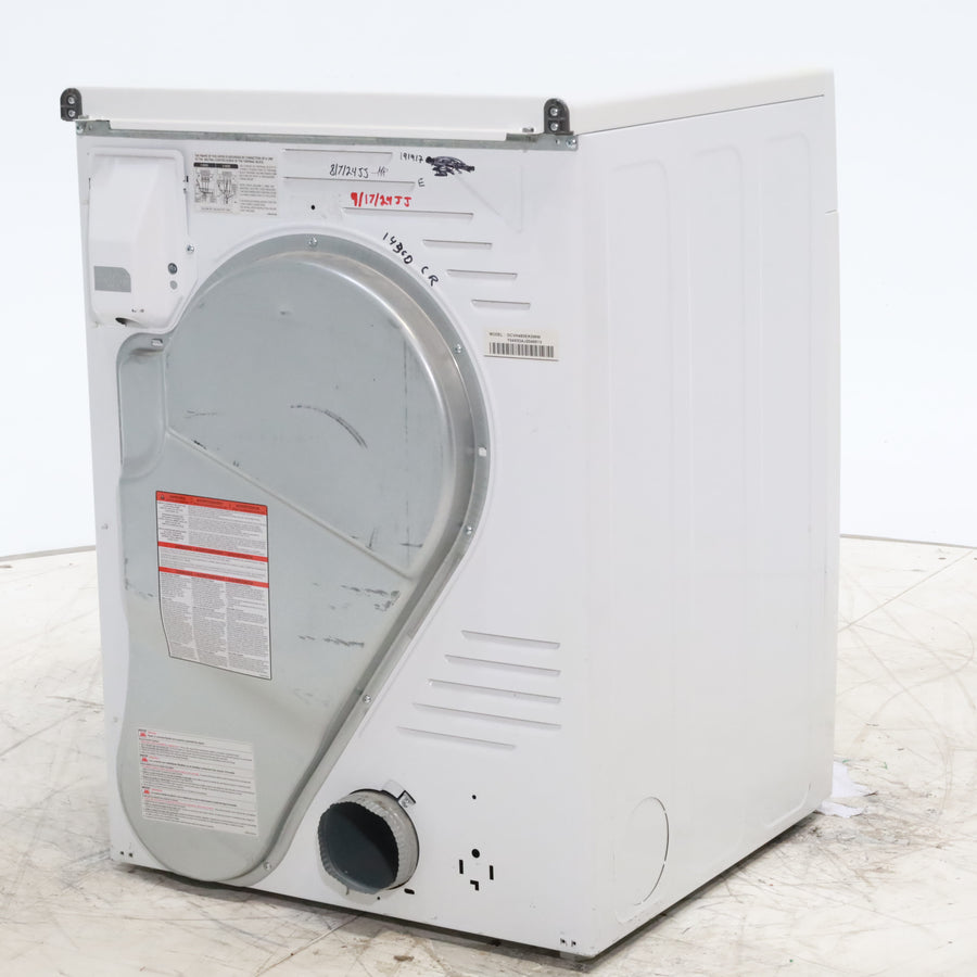 24" Wide Compact GE 4.0 cu.ft. Capacity Electric Dryer with Durable Stainless Steel Drum -  Certified Refurbished