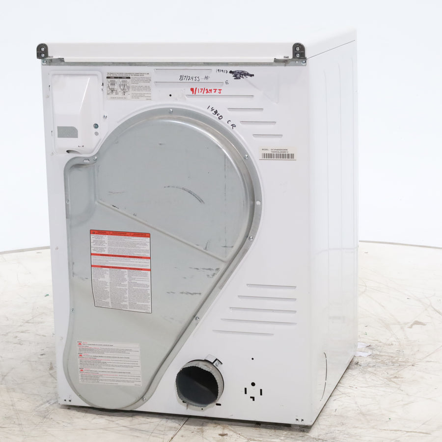 24" Wide Compact GE 4.0 cu.ft. Capacity Electric Dryer with Durable Stainless Steel Drum -  Certified Refurbished