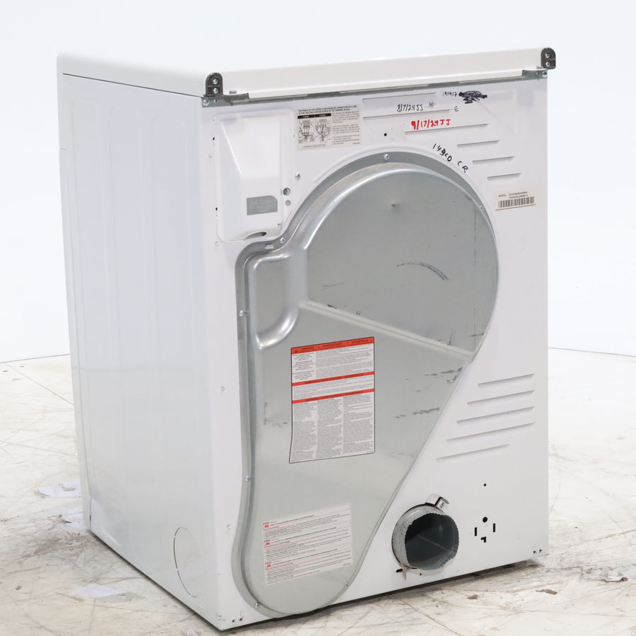 24" Wide Compact GE 4.0 cu.ft. Capacity Electric Dryer with Durable Stainless Steel Drum -  Certified Refurbished