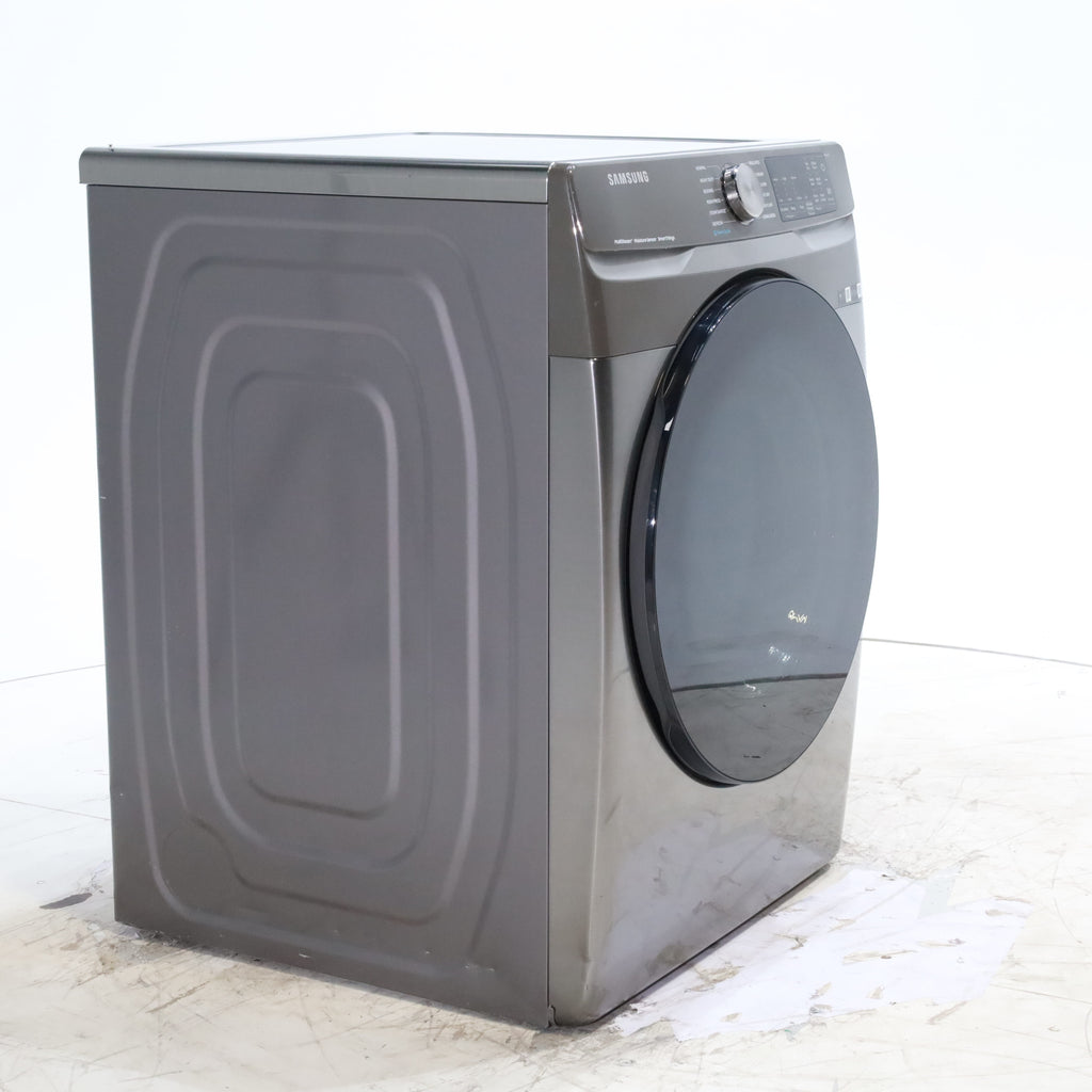 Pictures of Platinum Samsung 7.5 cu. ft. Front Load Electric Dryer with Steam- Scratch & Dent - Minor - Neu Appliance Outlet - Discount Appliance Outlet in Austin, Tx