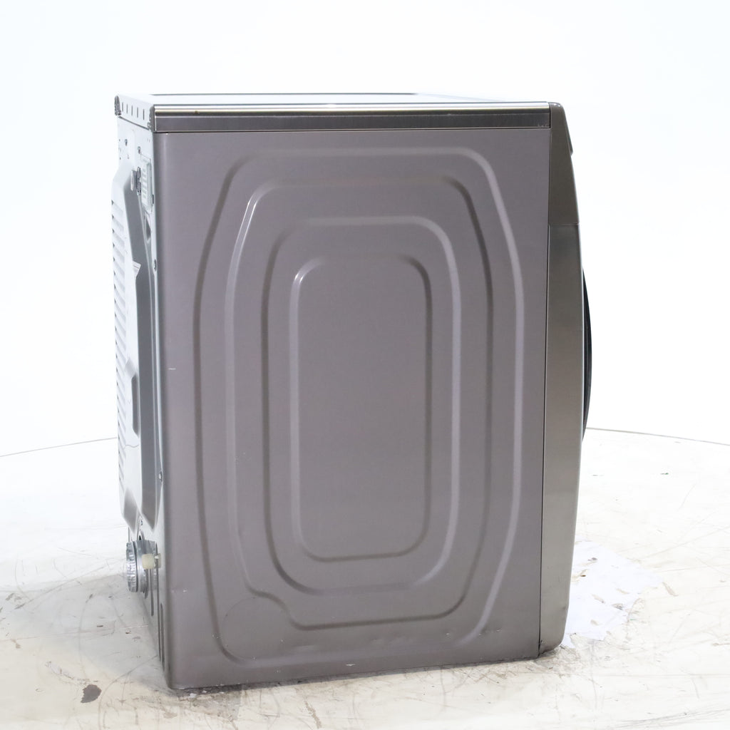 Pictures of Platinum Samsung 7.5 cu. ft. Front Load Electric Dryer with Steam- Scratch & Dent - Minor - Neu Appliance Outlet - Discount Appliance Outlet in Austin, Tx