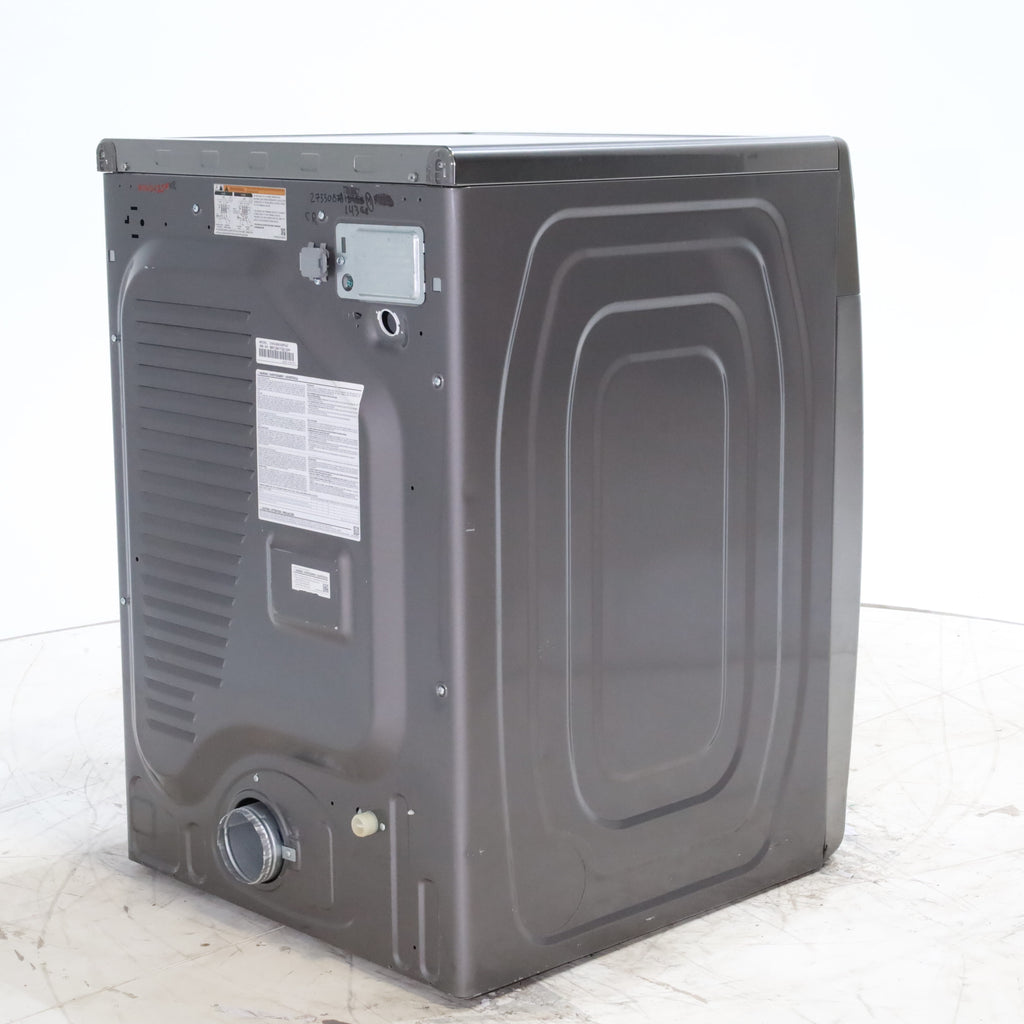 Pictures of Platinum Samsung 7.5 cu. ft. Front Load Electric Dryer with Steam- Scratch & Dent - Minor - Neu Appliance Outlet - Discount Appliance Outlet in Austin, Tx