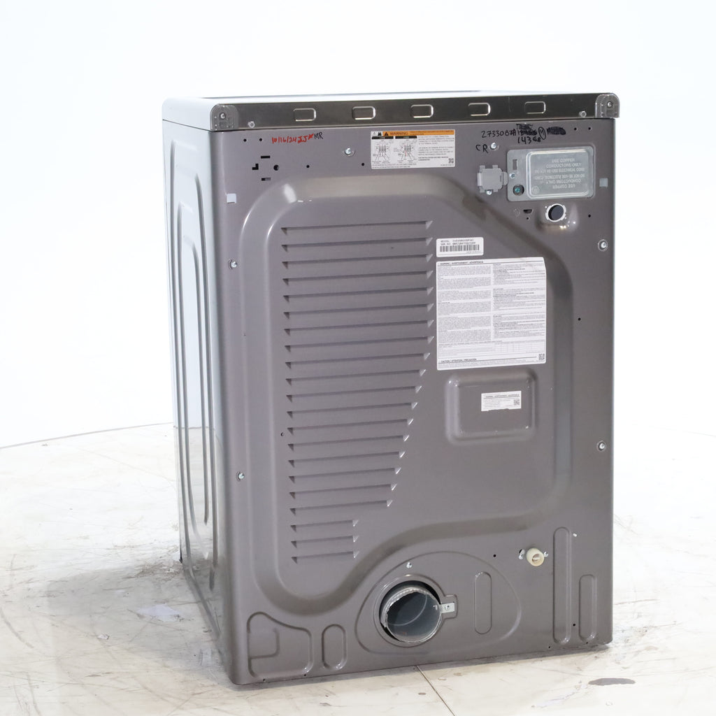 Pictures of Platinum Samsung 7.5 cu. ft. Front Load Electric Dryer with Steam- Scratch & Dent - Minor - Neu Appliance Outlet - Discount Appliance Outlet in Austin, Tx