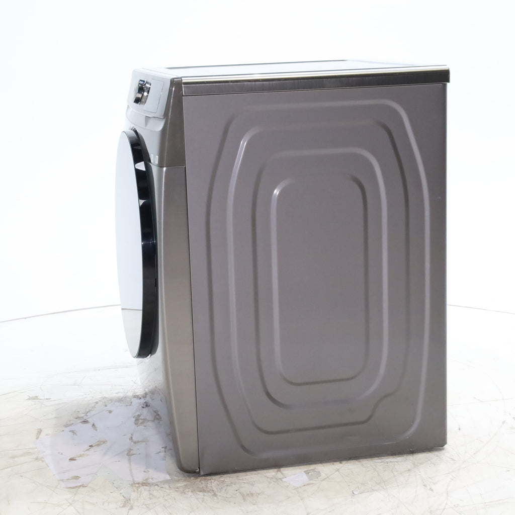 Pictures of Platinum Samsung 7.5 cu. ft. Front Load Electric Dryer with Steam- Scratch & Dent - Minor - Neu Appliance Outlet - Discount Appliance Outlet in Austin, Tx