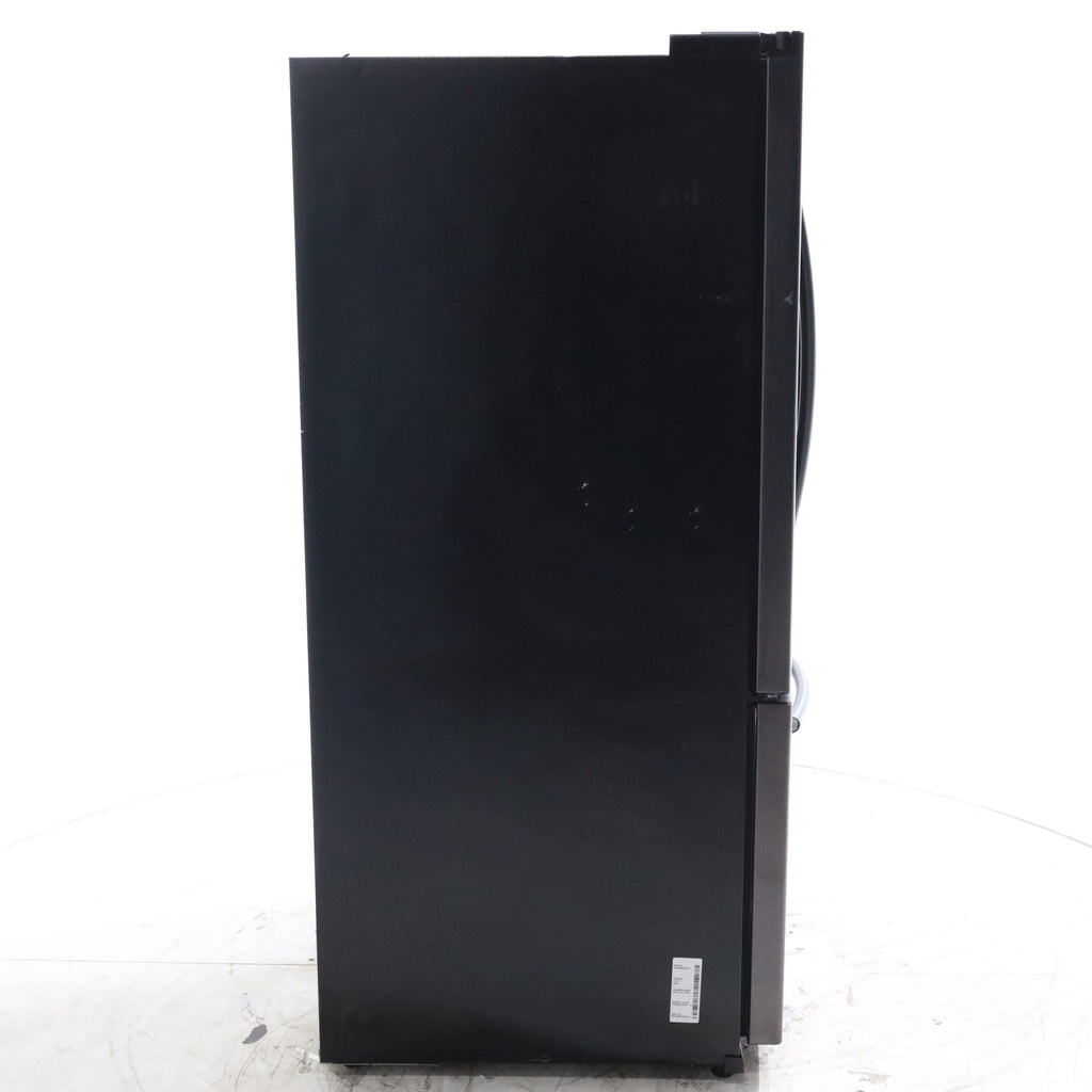 Pictures of Black Samsung ENERGY STAR 25.5 cu ft French Door Refrigerator with Twin Cooling Plus and High-intensive LED Lighting - Certified Refurbished - Neu Appliance Outlet - Discount Appliance Outlet in Austin, Tx