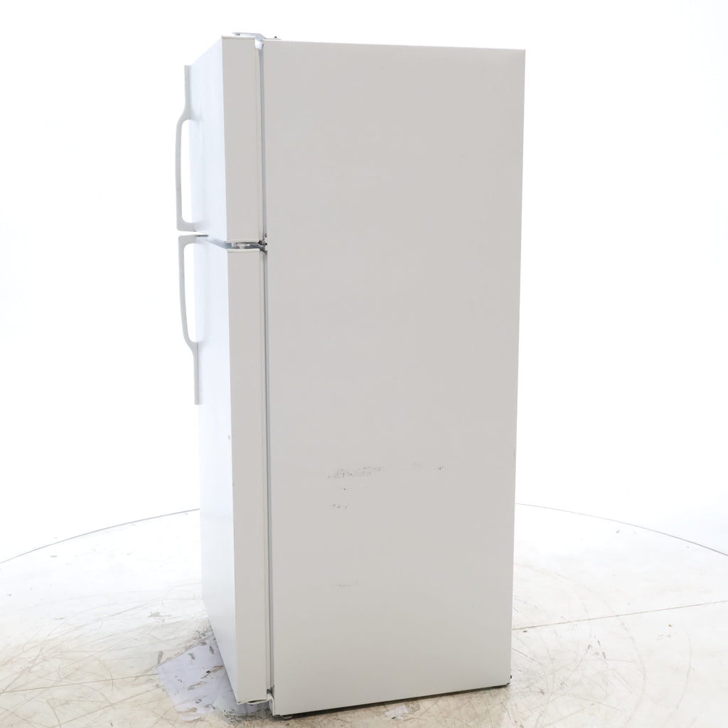 Pictures of 28" Wide GE® White ENERGY STAR® 18.1 Cu. Ft. Top-Freezer Refrigerator with Adjustable Shelves - Certified Refurbished - Neu Appliance Outlet - Discount Appliance Outlet in Austin, Tx