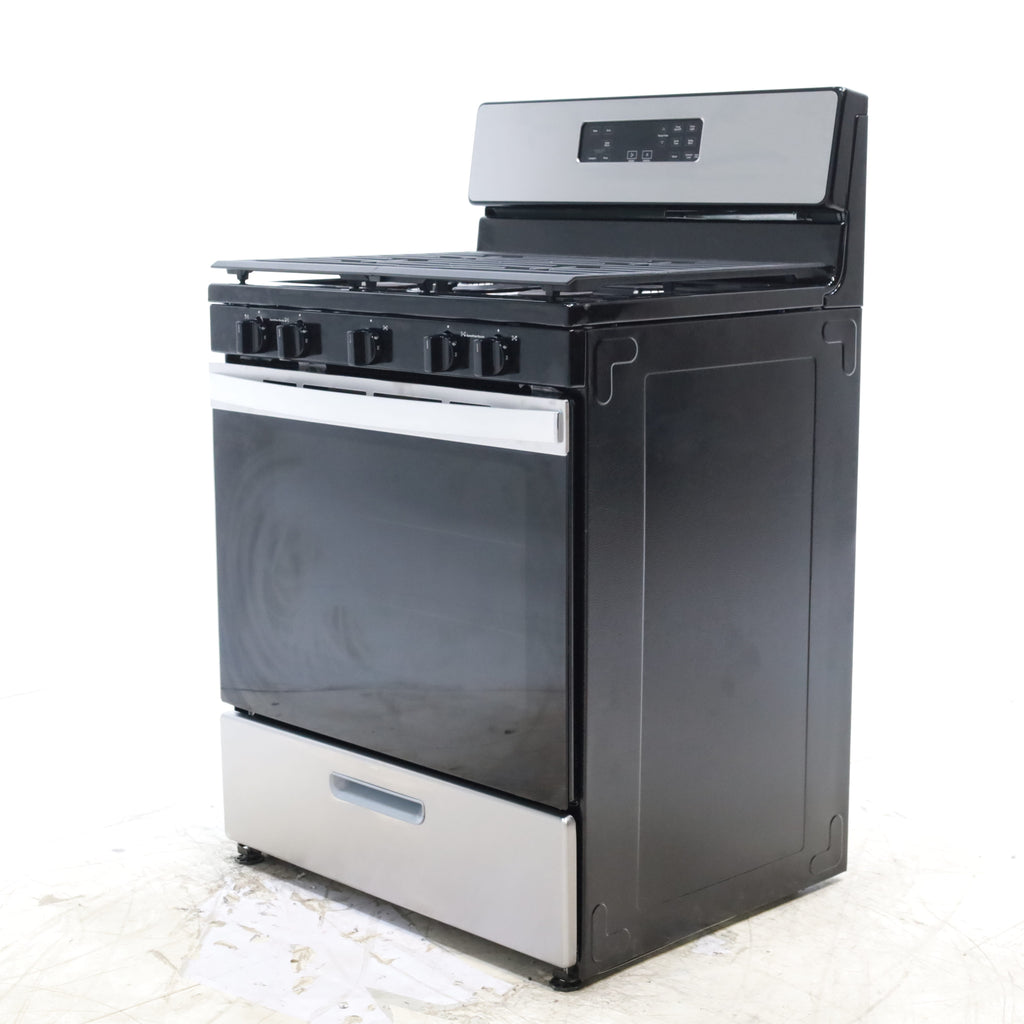 Pictures of Whirlpool Stainless Steel 30" 5.1 Cu. Ft. Freestanding Gas Range with Edge to Edge Cooktop - Scratch & Dent - Minor - Neu Appliance Outlet - Discount Appliance Outlet in Austin, Tx