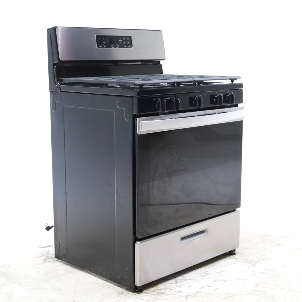 Pictures of Whirlpool Stainless Steel 30" 5.1 Cu. Ft. Freestanding Gas Range with Edge to Edge Cooktop - Scratch & Dent - Minor - Neu Appliance Outlet - Discount Appliance Outlet in Austin, Tx
