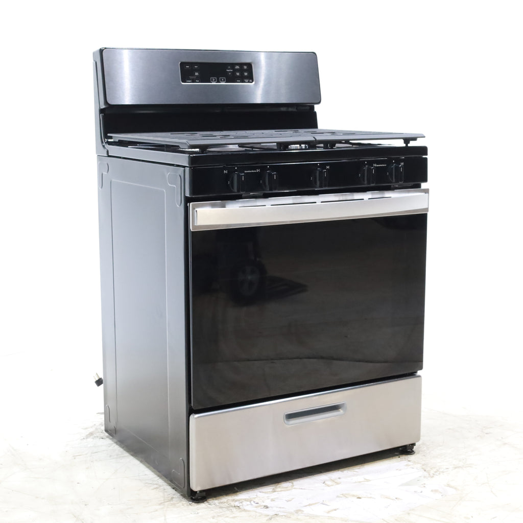 Pictures of Whirlpool Stainless Steel 30" 5.1 Cu. Ft. Freestanding Gas Range with Edge to Edge Cooktop - Scratch & Dent - Minor - Neu Appliance Outlet - Discount Appliance Outlet in Austin, Tx