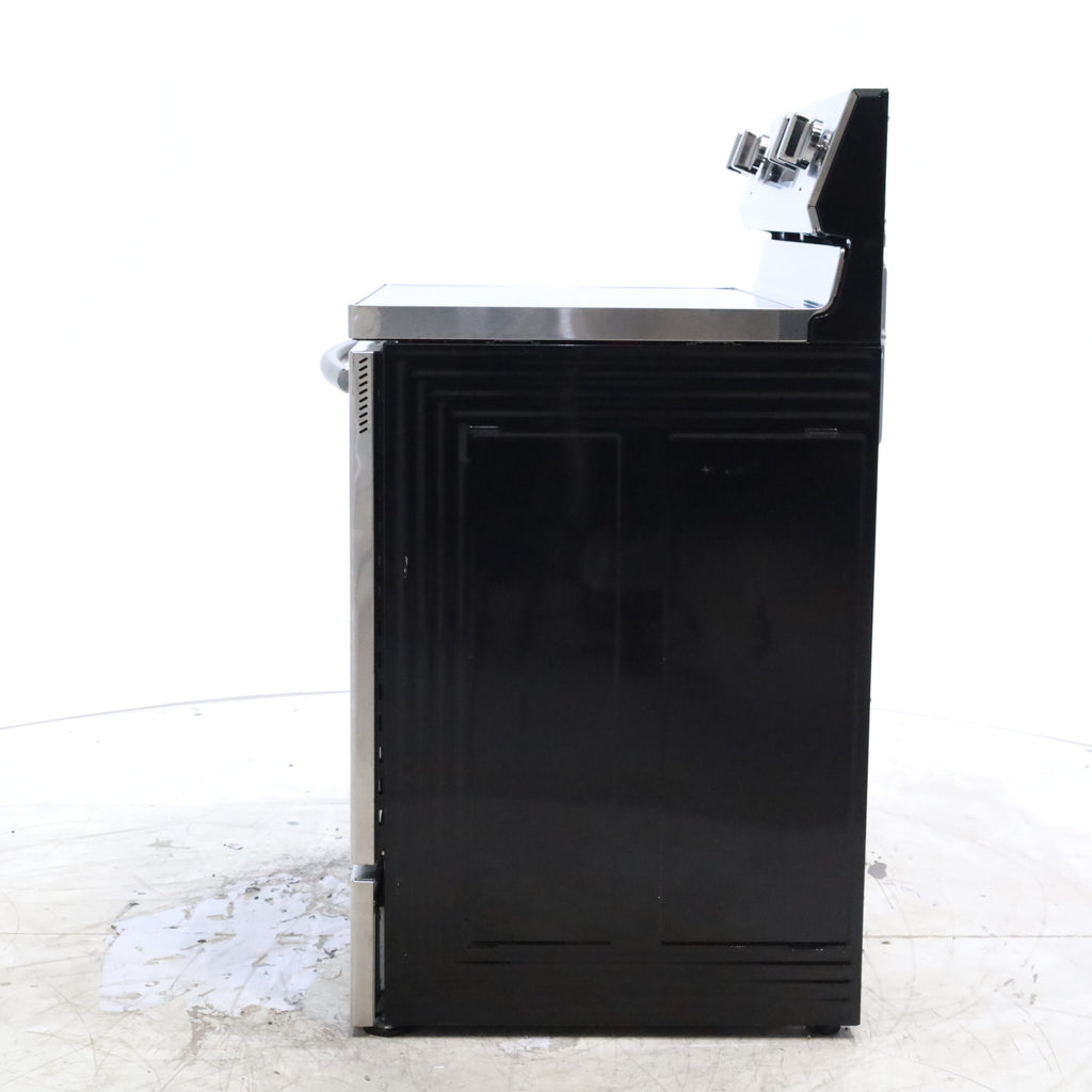 Pictures of Stainless Steel Samsung 5.9 cu. ft. Freestanding 5 Heating Element Smooth Cooktop Self Cleaning Electric Range with True Convection  - Certified Refurbished - Neu Appliance Outlet - Discount Appliance Outlet in Austin, Tx