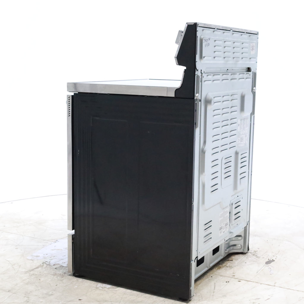 Pictures of Stainless Steel Samsung 5.9 cu. ft. Freestanding 5 Heating Element Smooth Cooktop Self Cleaning Electric Range with True Convection  - Certified Refurbished - Neu Appliance Outlet - Discount Appliance Outlet in Austin, Tx