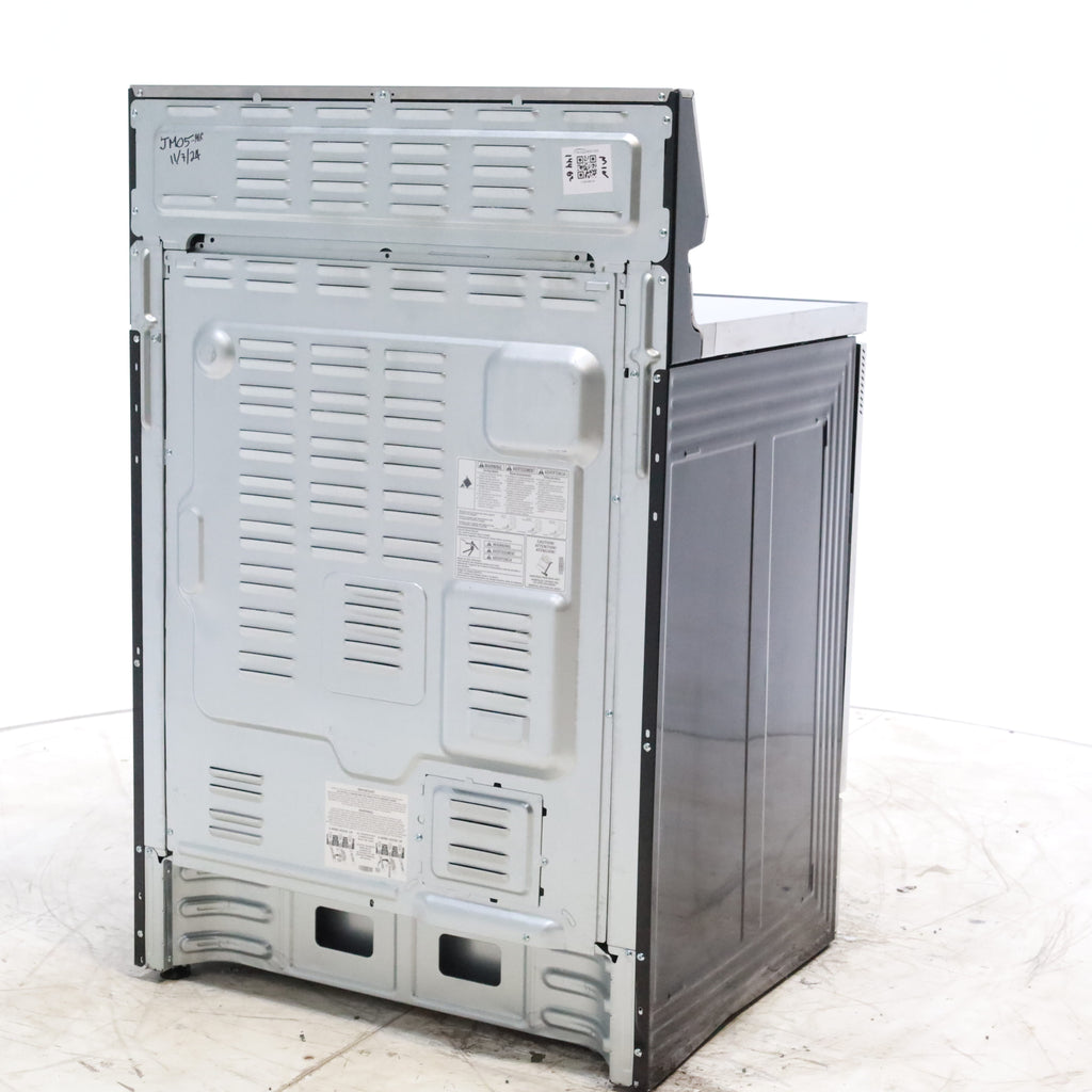 Pictures of Stainless Steel Samsung 5.9 cu. ft. Freestanding 5 Heating Element Smooth Cooktop Self Cleaning Electric Range with True Convection  - Certified Refurbished - Neu Appliance Outlet - Discount Appliance Outlet in Austin, Tx