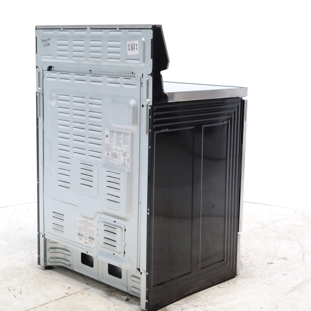 Pictures of Stainless Steel Samsung 5.9 cu. ft. Freestanding 5 Heating Element Smooth Cooktop Self Cleaning Electric Range with True Convection  - Certified Refurbished - Neu Appliance Outlet - Discount Appliance Outlet in Austin, Tx