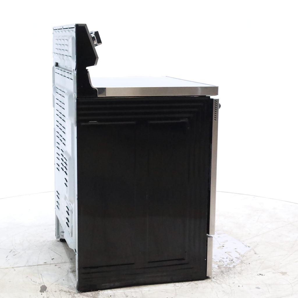 Pictures of Stainless Steel Samsung 5.9 cu. ft. Freestanding 5 Heating Element Smooth Cooktop Self Cleaning Electric Range with True Convection  - Certified Refurbished - Neu Appliance Outlet - Discount Appliance Outlet in Austin, Tx