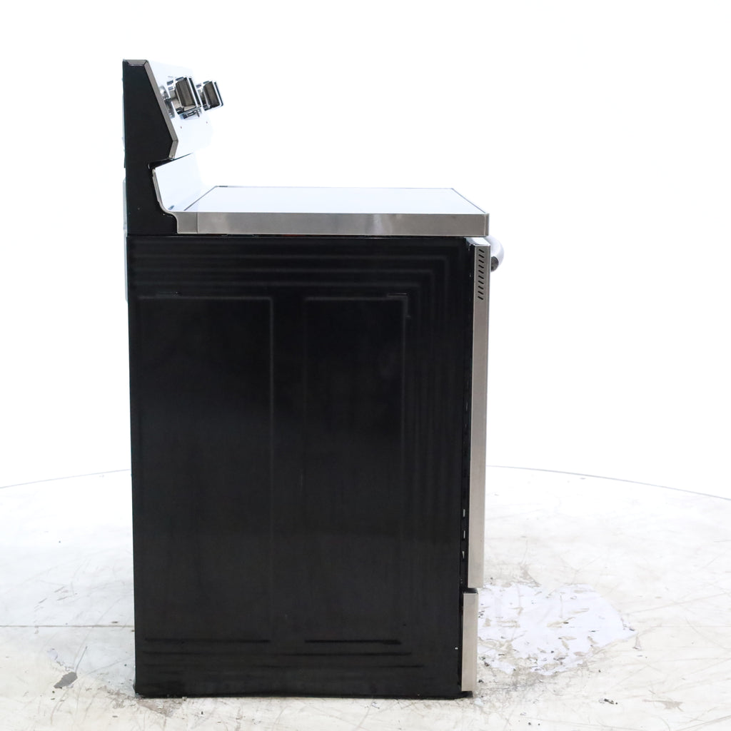 Pictures of Stainless Steel Samsung 5.9 cu. ft. Freestanding 5 Heating Element Smooth Cooktop Self Cleaning Electric Range with True Convection  - Certified Refurbished - Neu Appliance Outlet - Discount Appliance Outlet in Austin, Tx