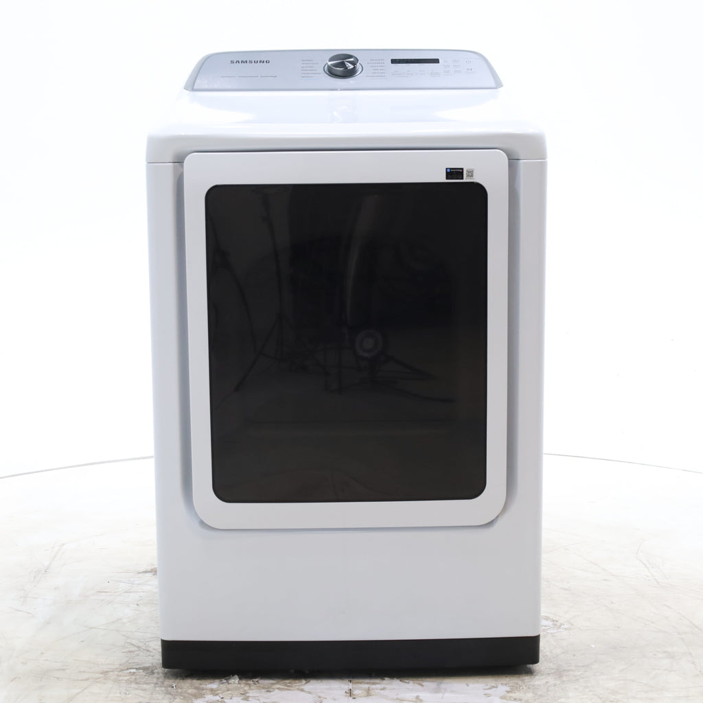 Pictures of Samsung 7.4 cu. ft. Smart Electric Dryer with Steam Sanitize+ in White - Scratch & Dent - Minor - Neu Appliance Outlet - Discount Appliance Outlet in Austin, Tx
