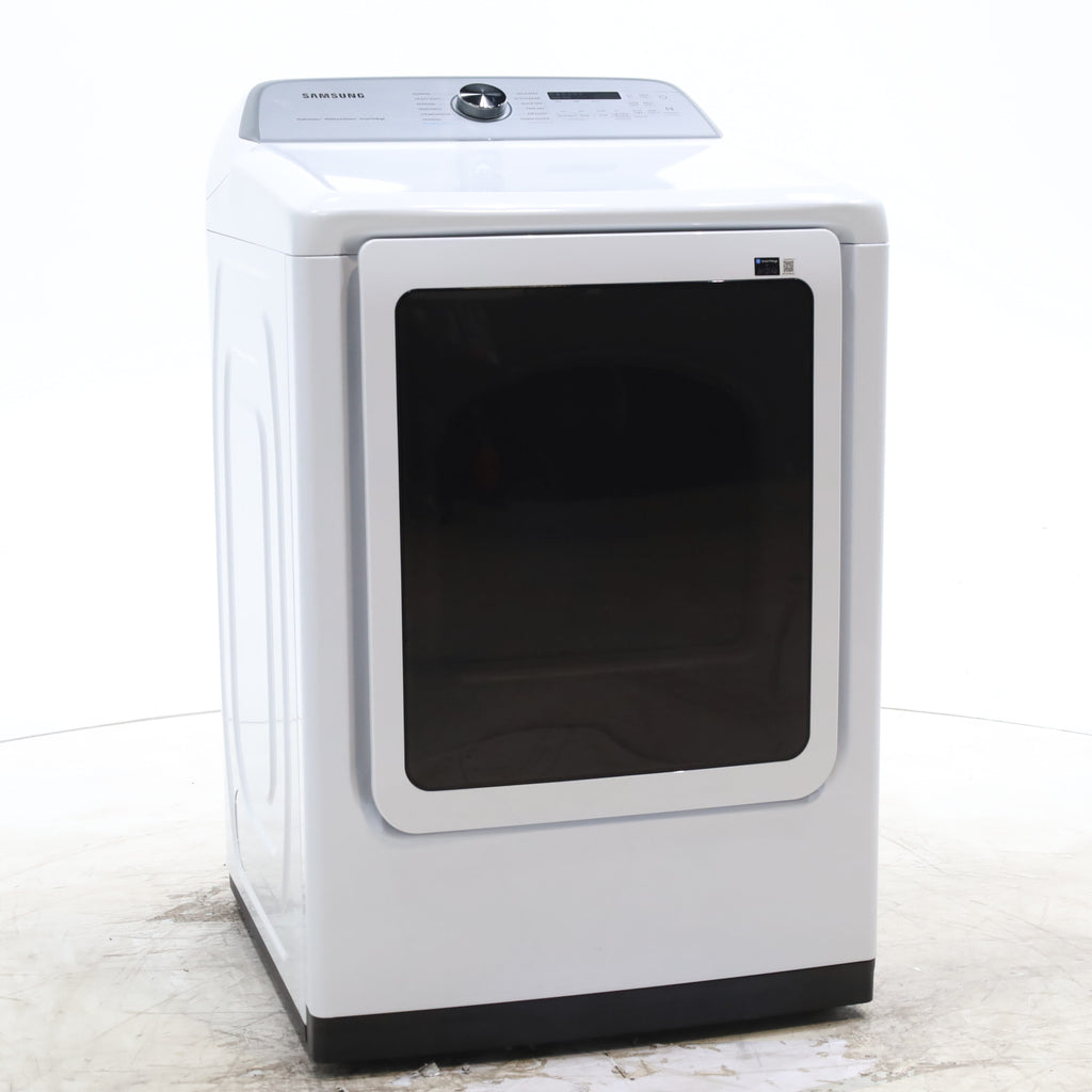 Pictures of Samsung 7.4 cu. ft. Smart Electric Dryer with Steam Sanitize+ in White - Scratch & Dent - Minor - Neu Appliance Outlet - Discount Appliance Outlet in Austin, Tx