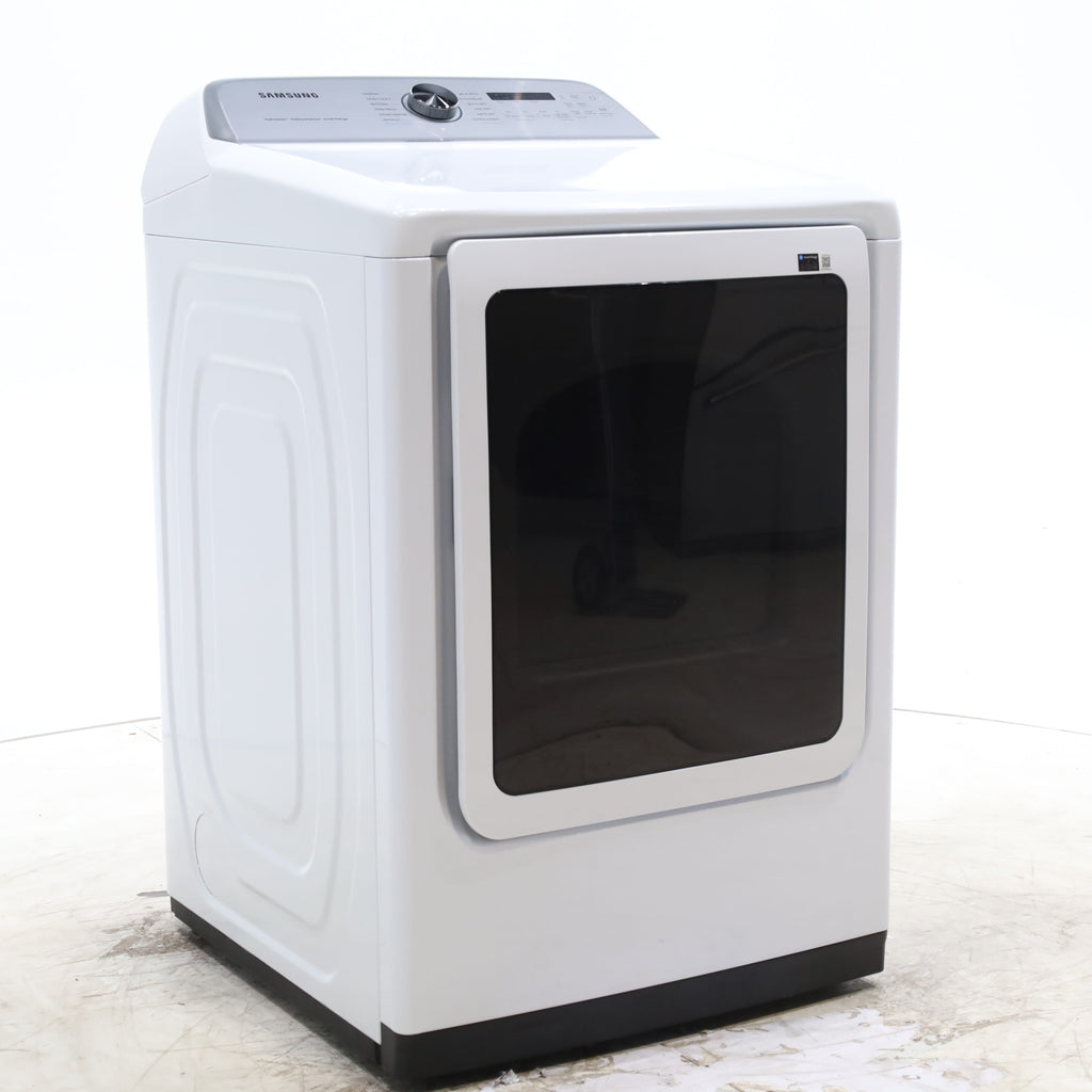 Pictures of Samsung 7.4 cu. ft. Smart Electric Dryer with Steam Sanitize+ in White - Scratch & Dent - Minor - Neu Appliance Outlet - Discount Appliance Outlet in Austin, Tx