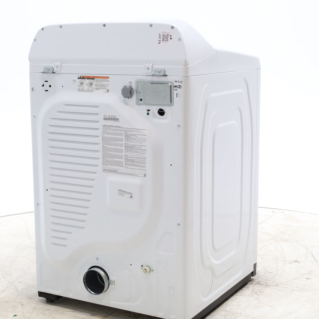 Pictures of Samsung 7.4 cu. ft. Smart Electric Dryer with Steam Sanitize+ in White - Scratch & Dent - Minor - Neu Appliance Outlet - Discount Appliance Outlet in Austin, Tx