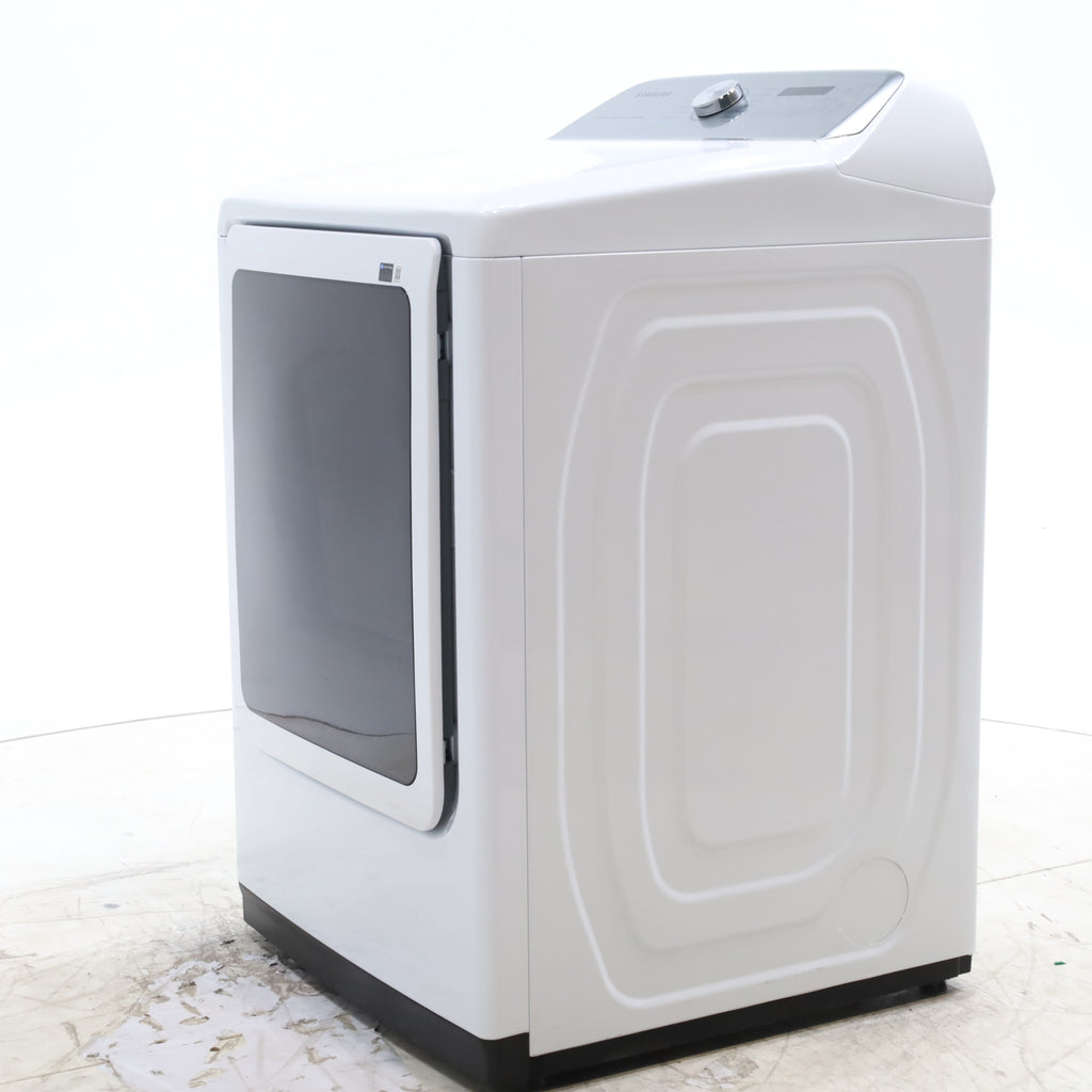 Pictures of Samsung 7.4 cu. ft. Smart Electric Dryer with Steam Sanitize+ in White - Scratch & Dent - Minor - Neu Appliance Outlet - Discount Appliance Outlet in Austin, Tx