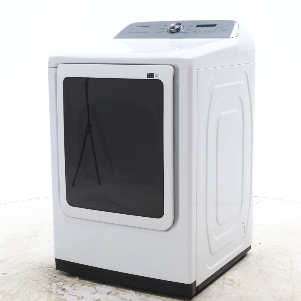 Pictures of Samsung 7.4 cu. ft. Smart Electric Dryer with Steam Sanitize+ in White - Scratch & Dent - Minor - Neu Appliance Outlet - Discount Appliance Outlet in Austin, Tx
