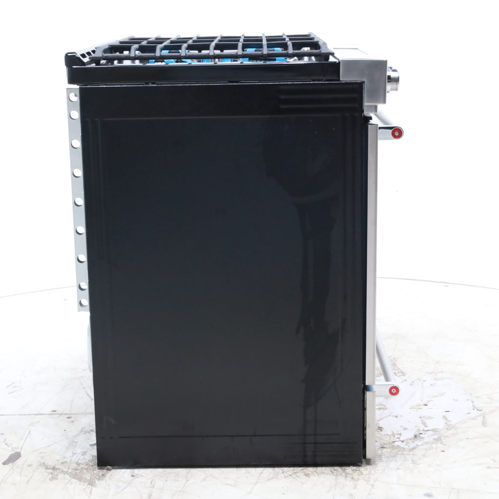 Pictures of KitchenAid  Stainless Steel Convection 30" 5 Burner Slide-in Gas Range with Even-Heat™ True Convection and Steam Rack - Open Box - Neu Appliance Outlet - Discount Appliance Outlet in Austin, Tx